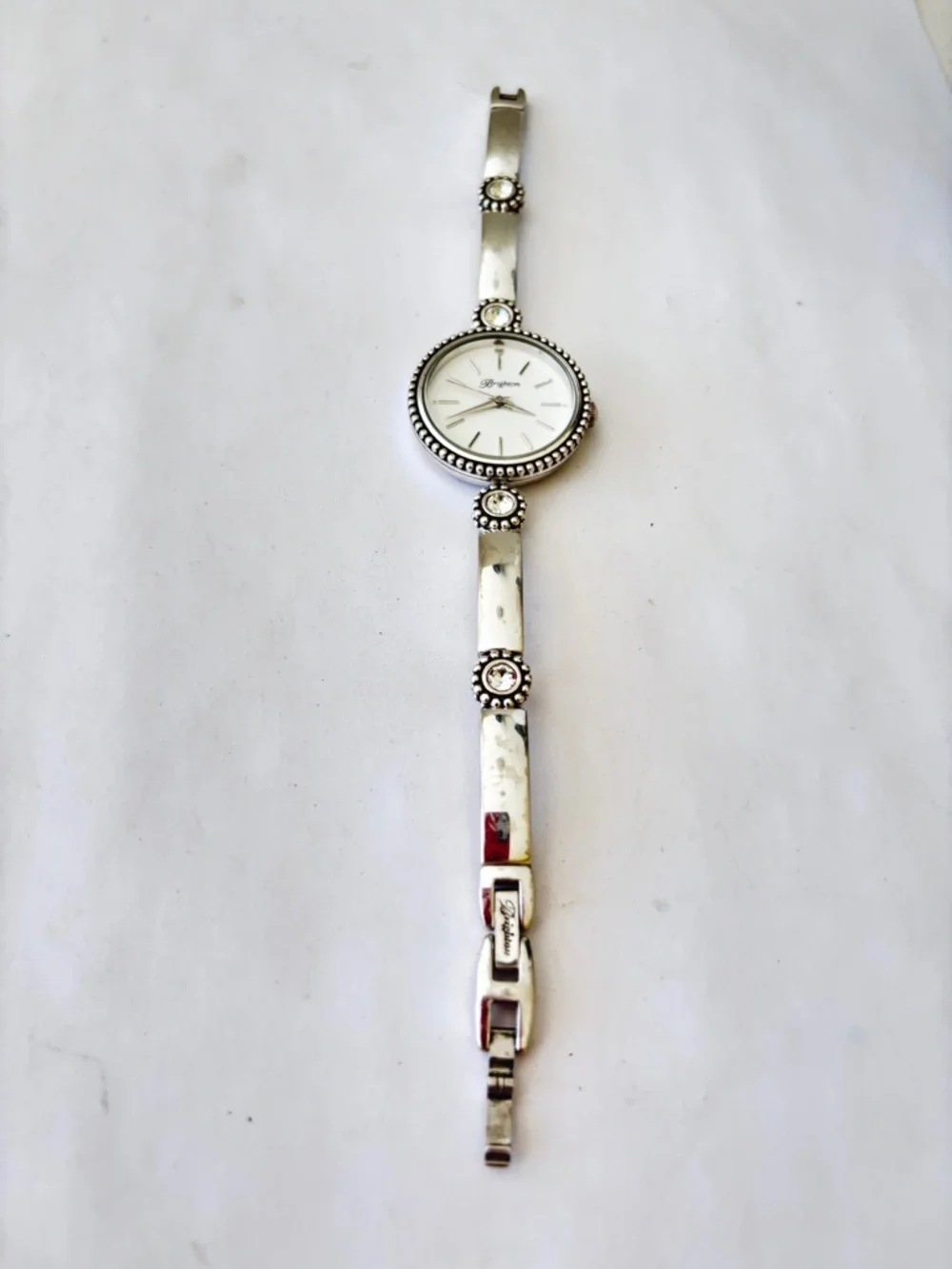 Brighton Crystal City Watch - Style W10481 - Timeless Elegance New Battery